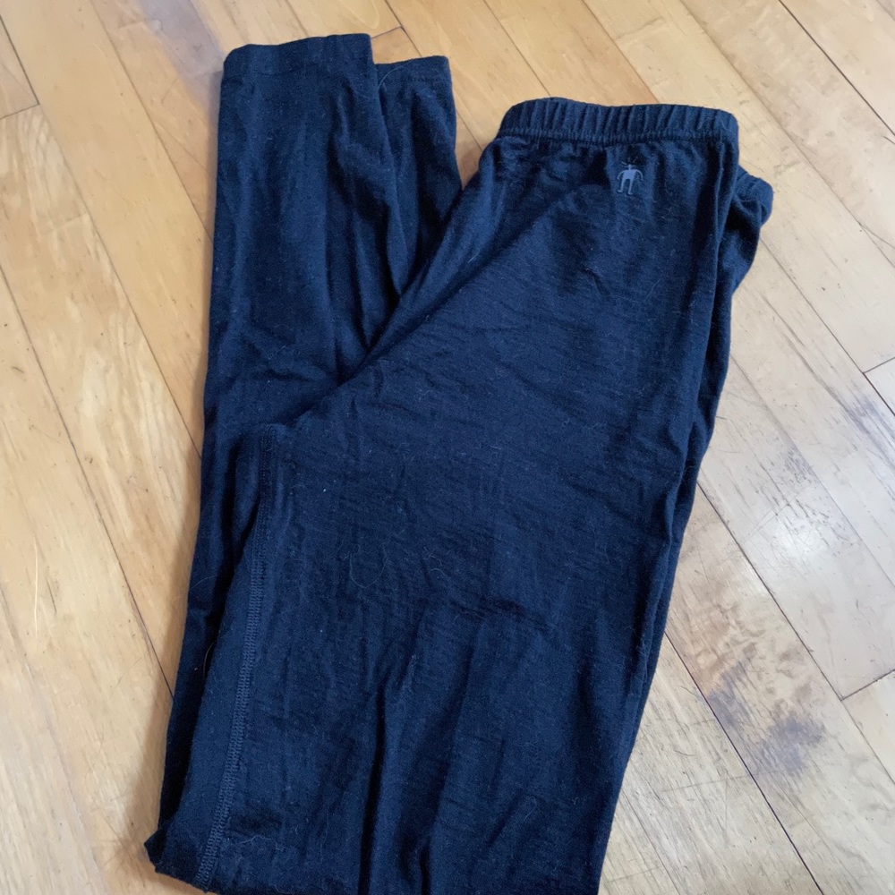 SmartWool Cozy Black Liner Pants Size Medium